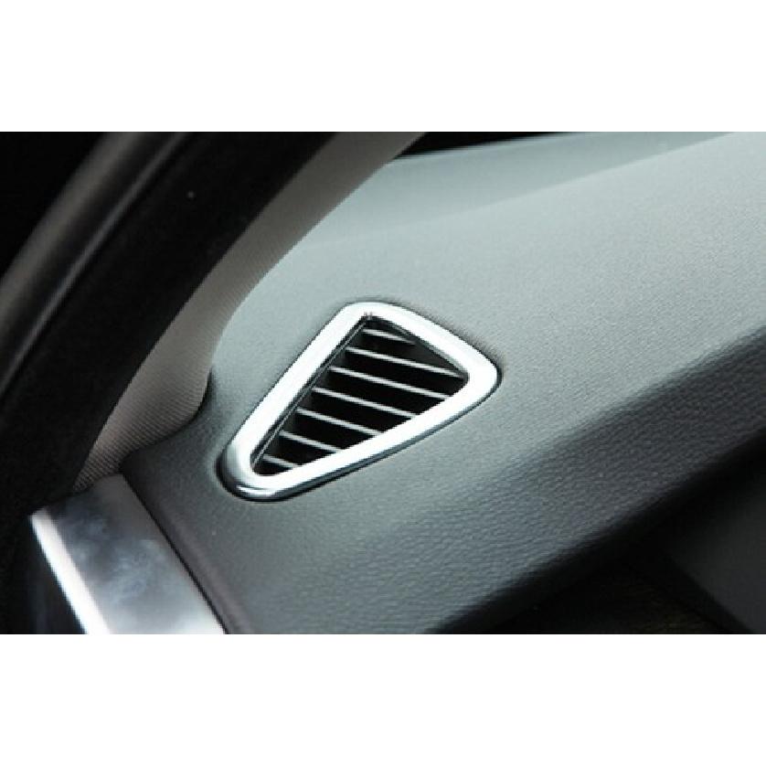 Instrument L&R Air Outlet Vent Trim For BMW X5 X6 F15 F16 2014-2018 Matte Silver