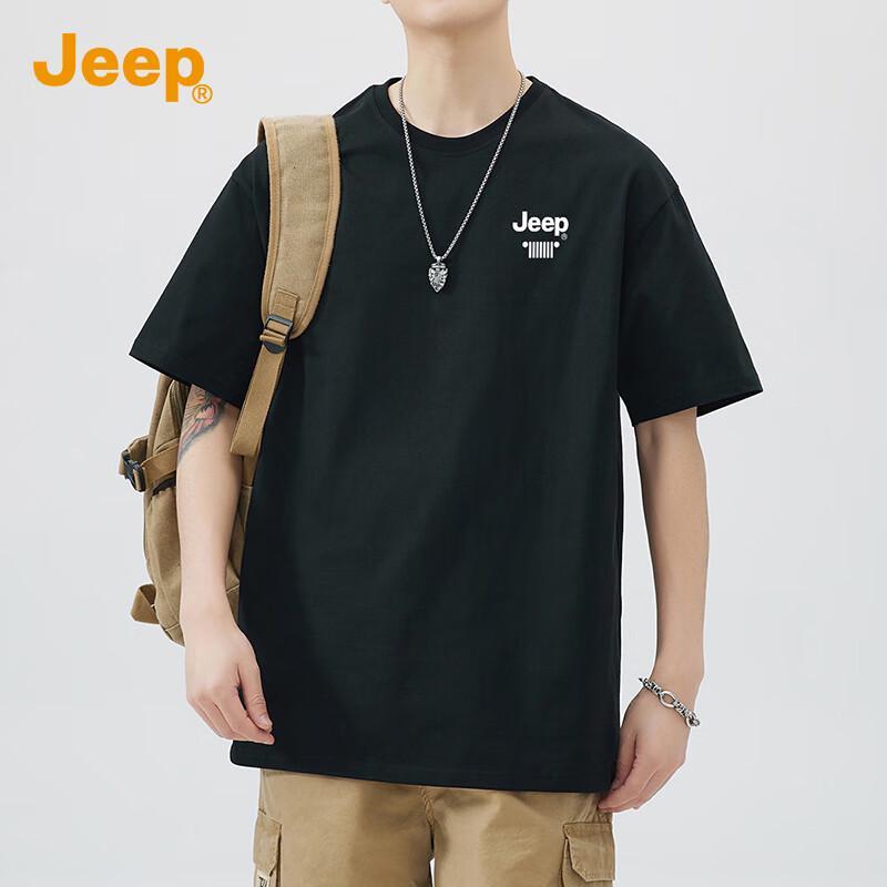 JEEP Men s 260G Heavyweight Cotton T-shirt L