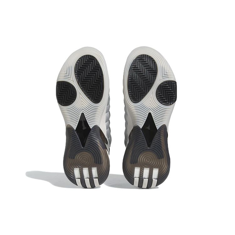 Адидас Харден Том. Кроссовки унисекс 7 серебристого металлика Core-Black Grey-One HQ3424 — фото 6