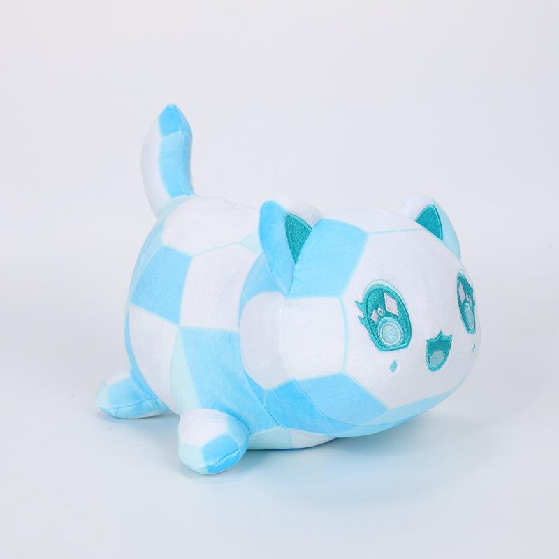 

Плюшевая игрушка Aphmau, горячо продаваемая, кошка, плюшевая игрушка, кукла, бургер, картофель фри, кошка, мягкая подушка 26cm темно-серого