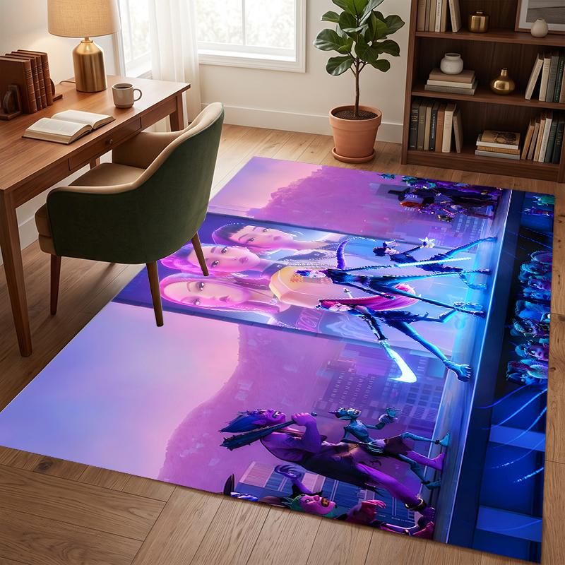 Kpop Girl Group (112) Office Rug Elegant Floor Rug for Office Living Room Bedroom and Indoor Home Spaces