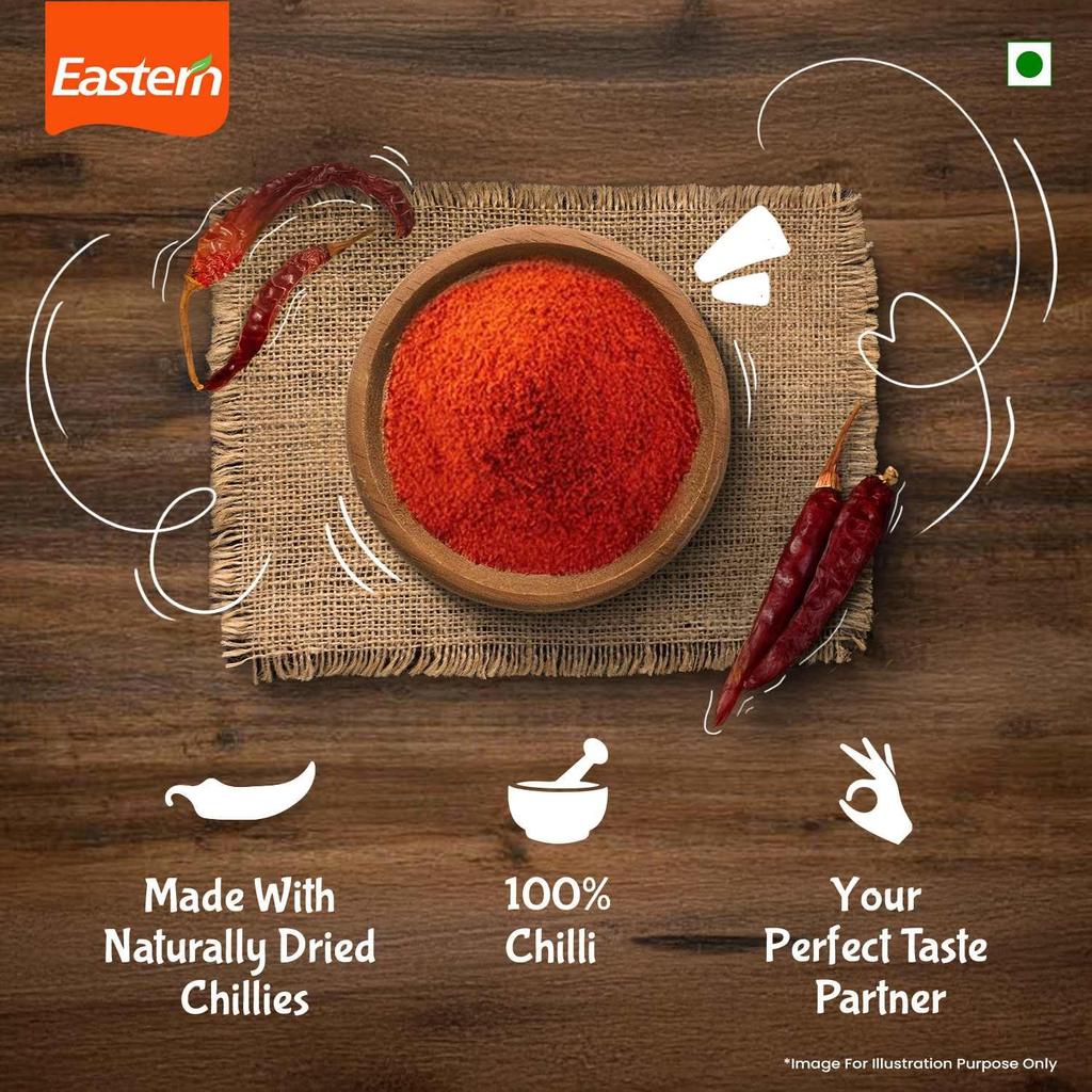 Östliches Chilipulver Premium Rotes Gewürz Gemahlen Für Authentische Indische Küche Und Geschmackvolle Kulinarische Kreationen 250g Packung