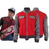 Chaqueta Mardi de Alta Calidad Regreso al Futuro Disfraz Cosplay para Adultos