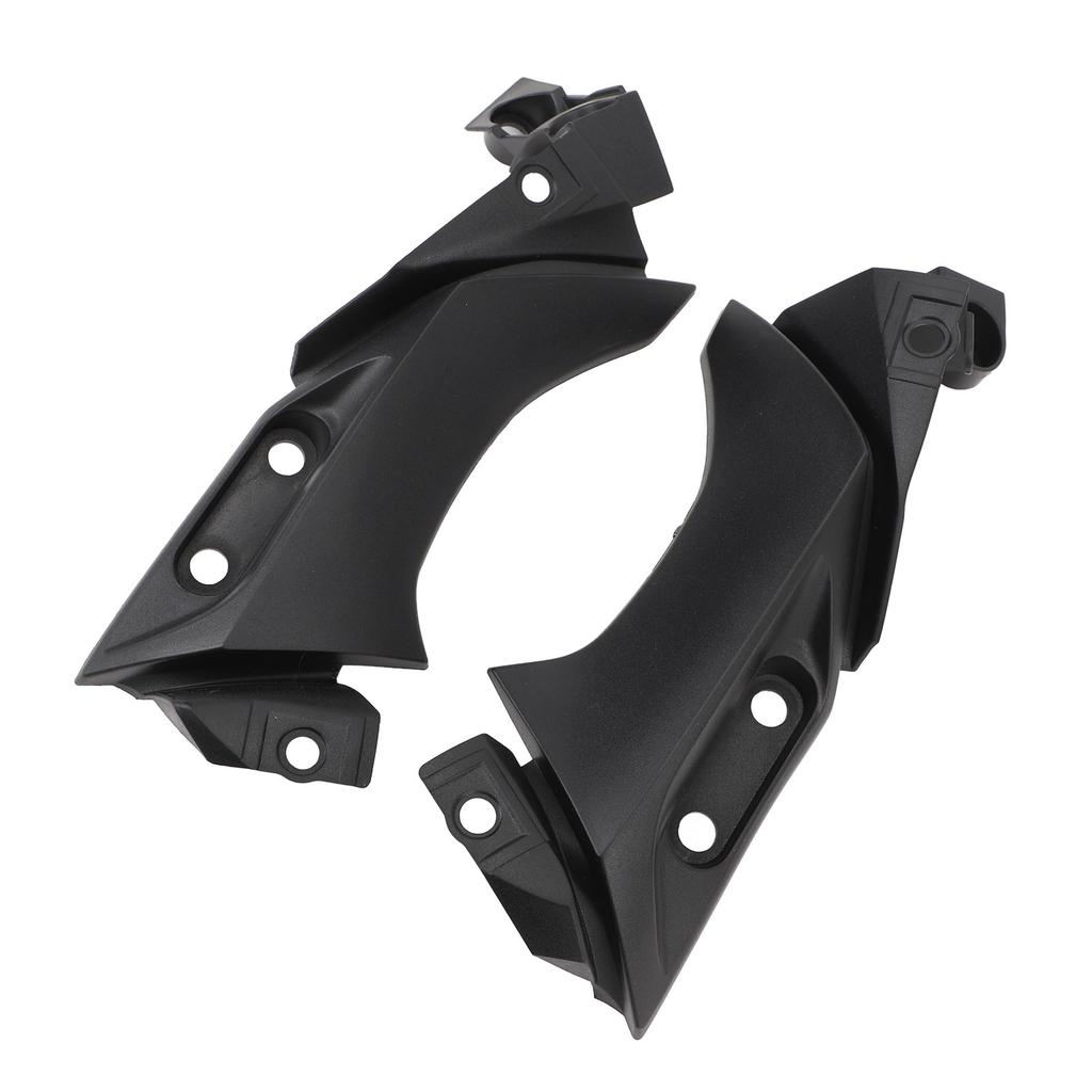 2 STÜCKE Motorrad Seitenrahmen Mittelabdeckung Robuste Konstruktion Genaue Passform Schwarz ABS für YZF?R1 2004 bis