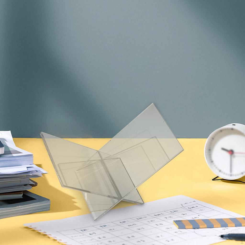 Acrylic Book Stand Artwork Display Rack Portable Bookmark Small Compact Easel