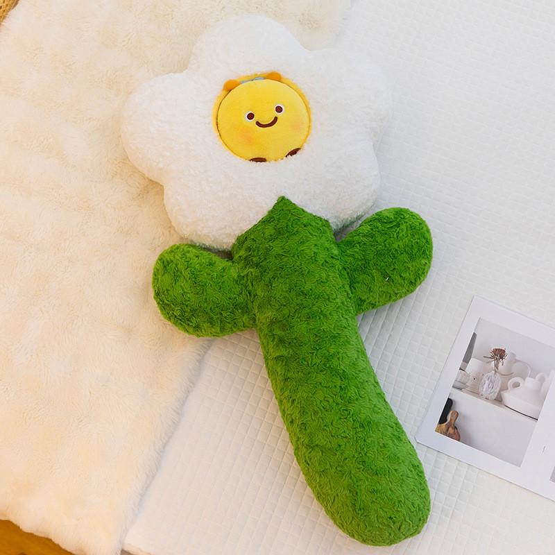 Cute Cartoon Flower Plush Toy Cushion Pillow For Girls And Home Decor