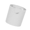 Plastic Makeup Brush Storage Box Round Comb Pencil Holder Portable Desktop Cosmetic Organizer