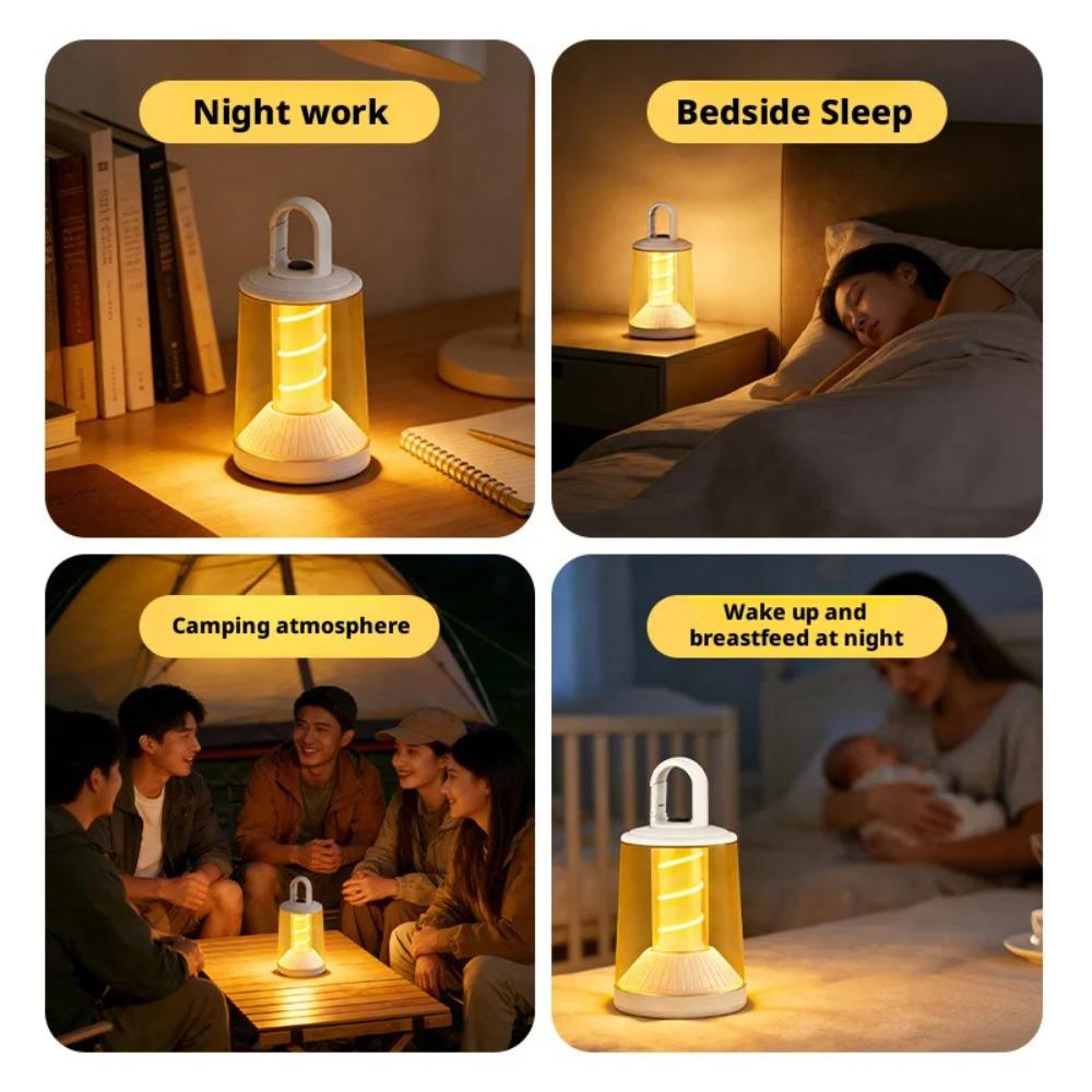 Rechargeable TPYC Camping Lamp Dual-Function Light Source Two-In-One Outdoor Atmosphere Tent Light Camping Night Light