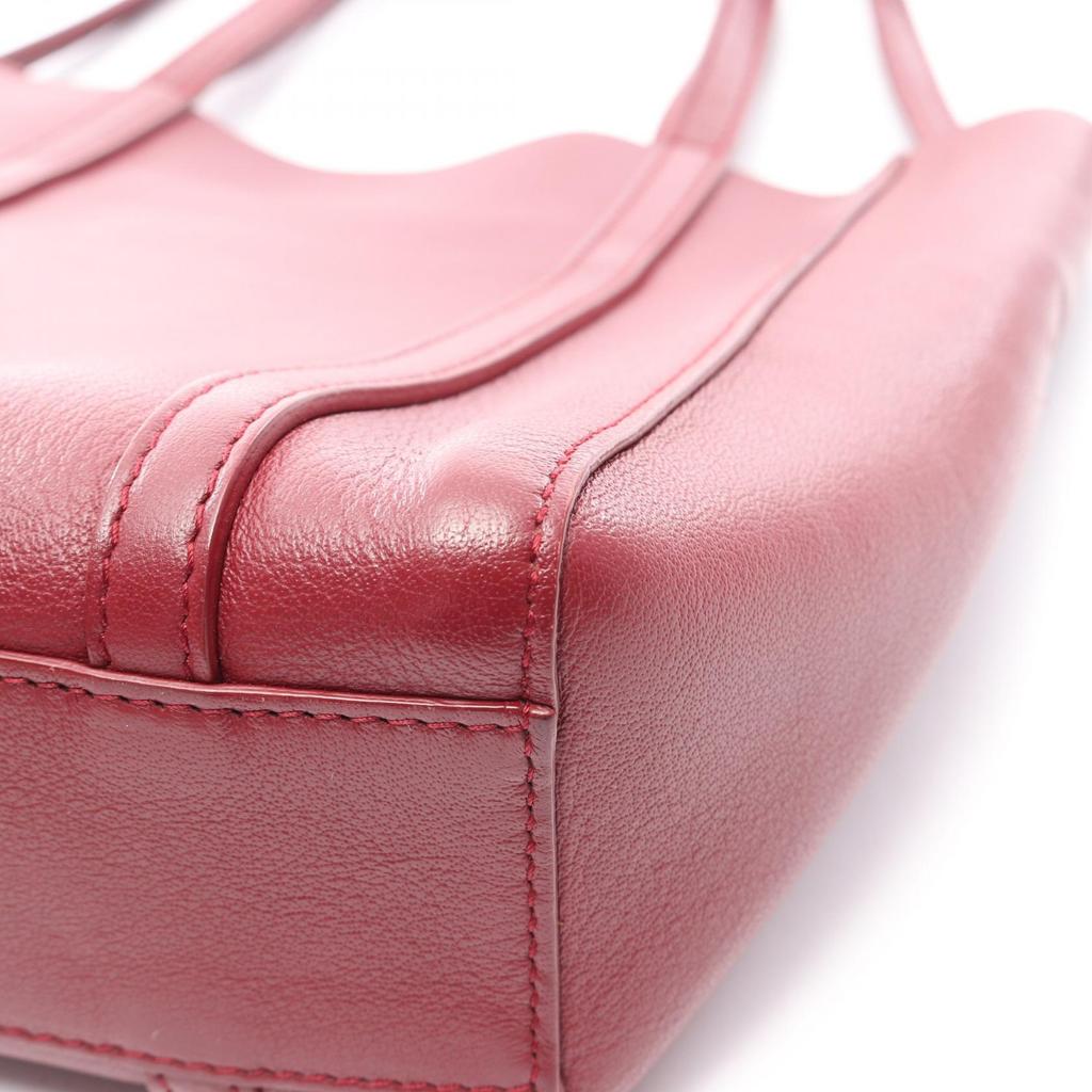 Used BALENCIAGA EVERYDAY XXS Everyday 2WAY Tote Bag 551815 leather Bordeaux Used Women