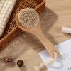 Dry Skin Wood Body Brush Exfoliation Natural Bristle Back Brush Massager Bath Shower Back Spa Scrubber Dry Massage Brush Tools