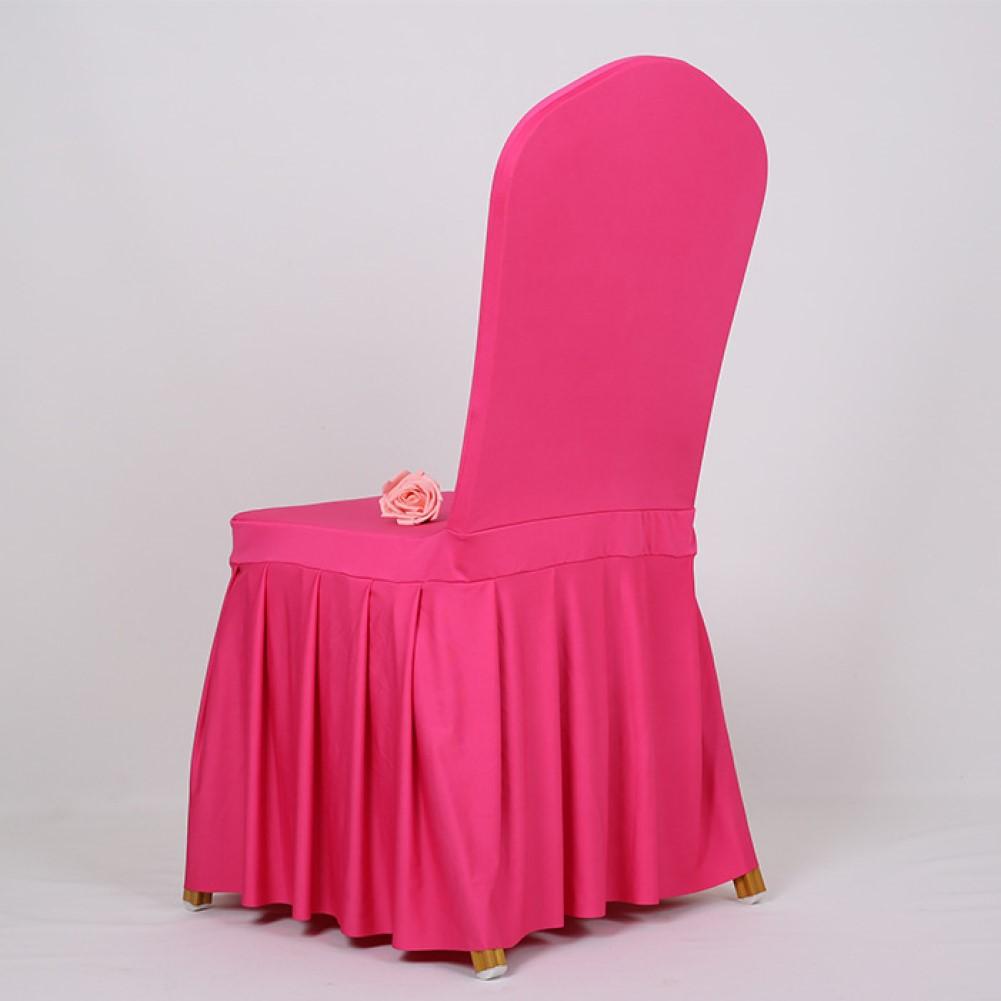 Hotel style banquet chair cover Oxford skirt design No ironing required Suitable for family dining room decoration