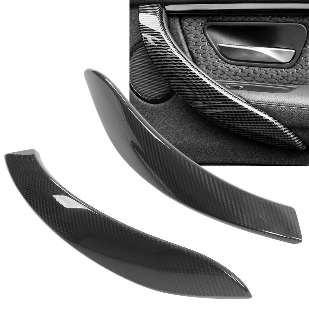 Innentürgriffabdeckung aus echtem Carbonfaser, links und rechts, Ersatz für 3er-Serie F30 F31 F35