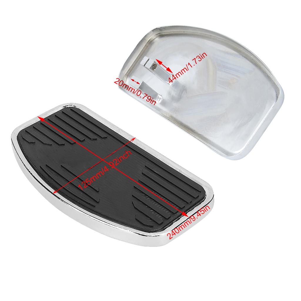 Foot Rest Motorcycle Rear Pedal Motorcycle Pedal Foot Plate Footrest Fits for Shadow ACE VT400/750 97‑03 Motorcycle Foot Plate