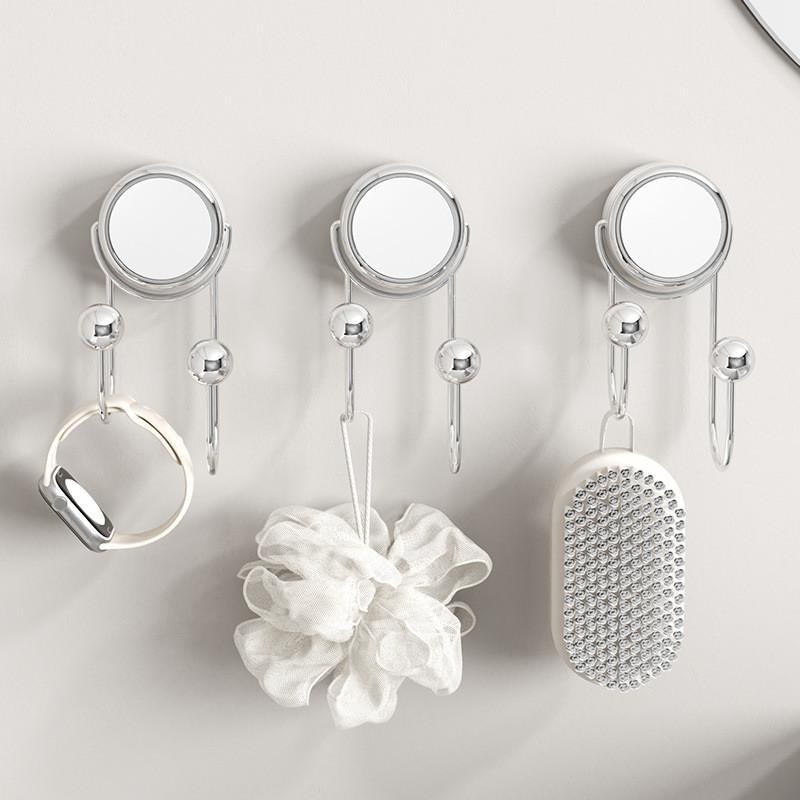 Suction Cup Wall Hook For Entryway With Double Hooks In Nordic Style For Home Organization