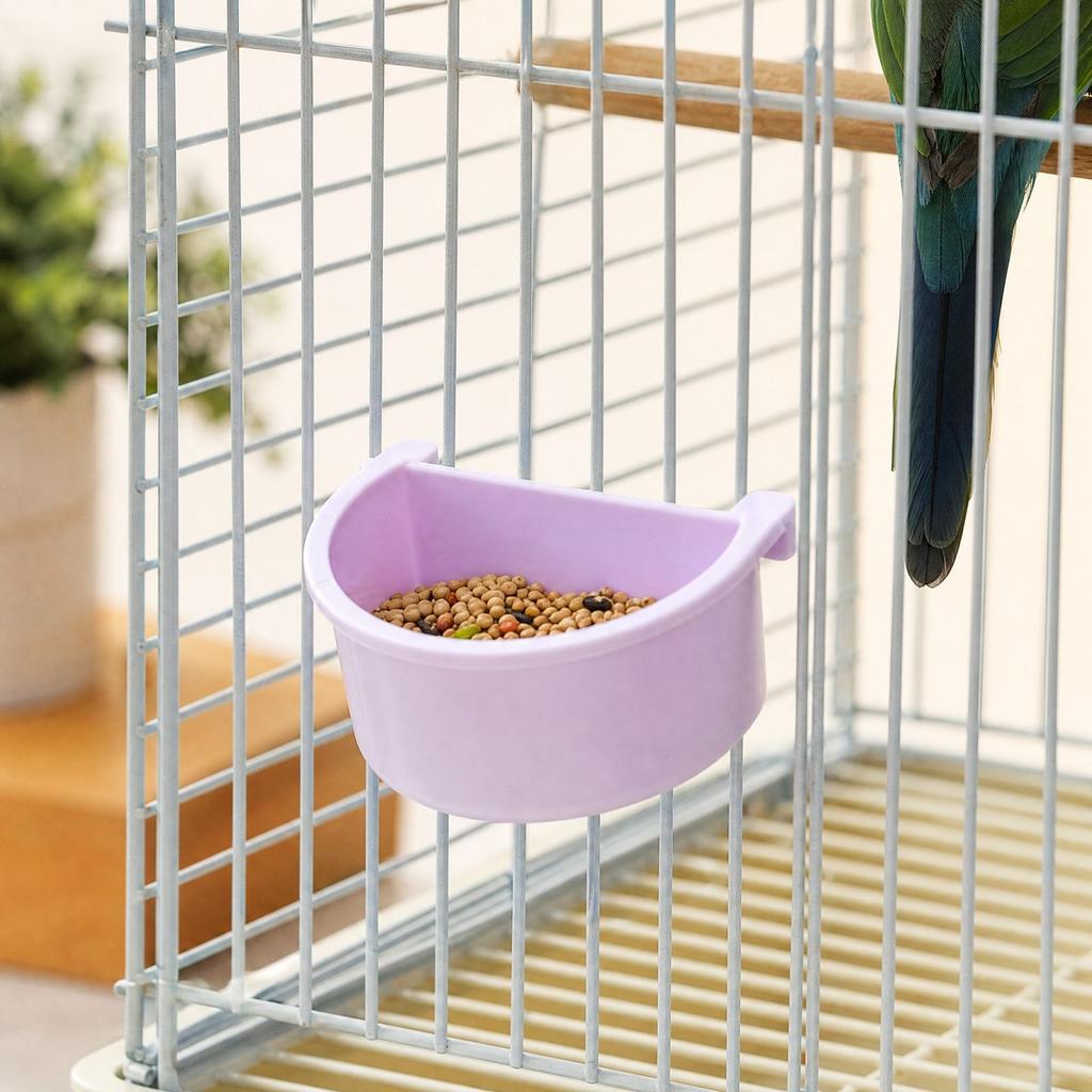 Feeder Small Bird Food Bowl, In- Hanging Dish For, Hanging Bird Trough Feeder