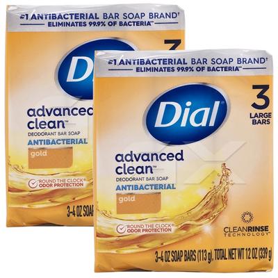 Dial Gold Antibacterial Face Wash Soap, 113g, 6 Pcs.