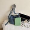 Denim Bag Women's Crossbody Bag Commuter Large Capacity Shoulder Bag
