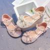 Summer Girls Bow Rhinestone Princess Sandals Fashion Casual Shoes for Little Big Kids