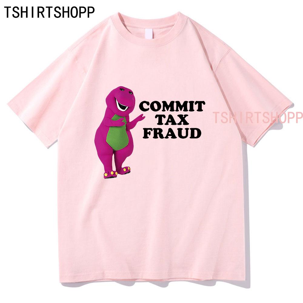 Men Short Sleeve Graphic Commit Tax Fraud T Shirt Rugged Outdoor Collection Men/Women Print Novelty T Shirt Cotton Tops Clothes