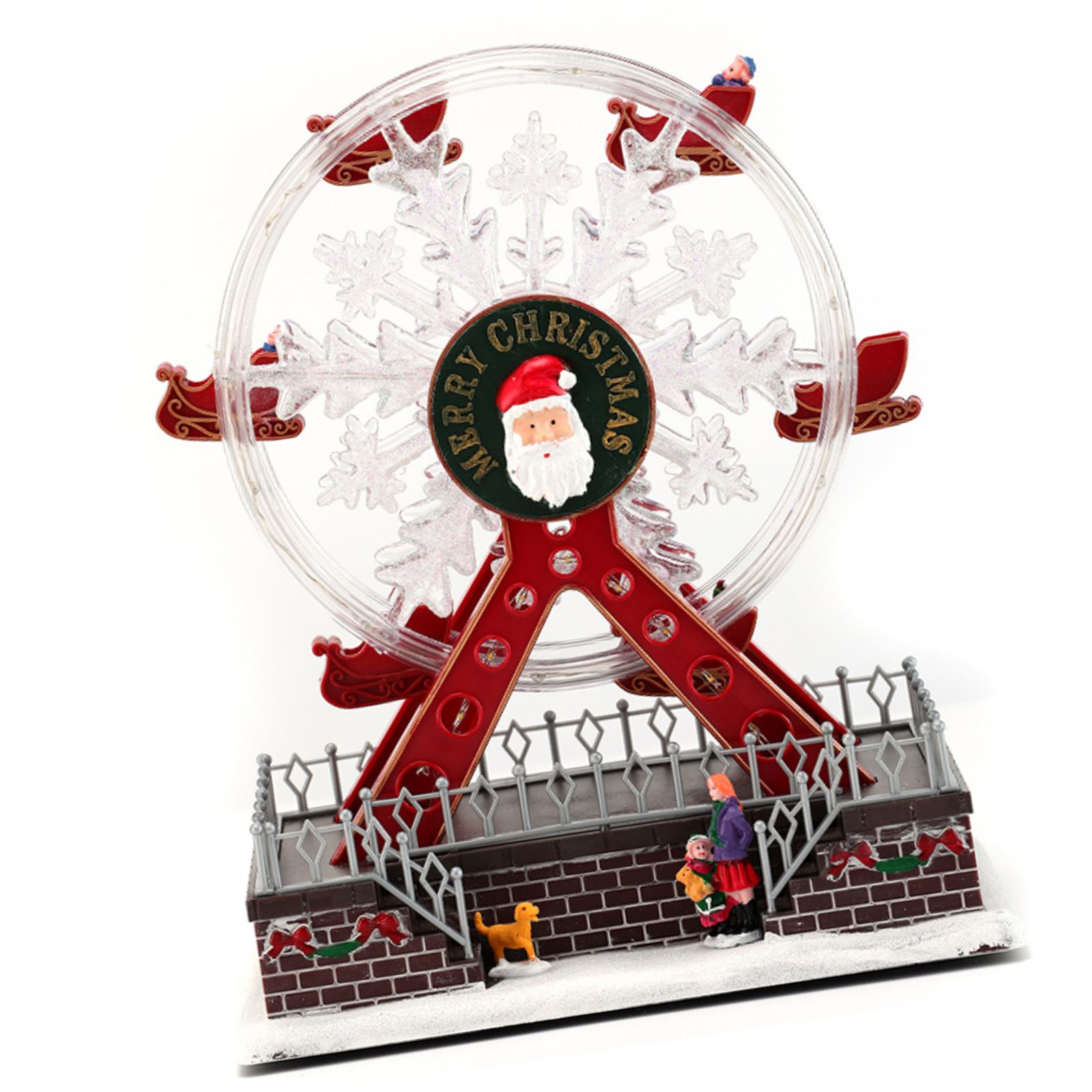 Animated Christmas Ferris Wheel Display Ornament