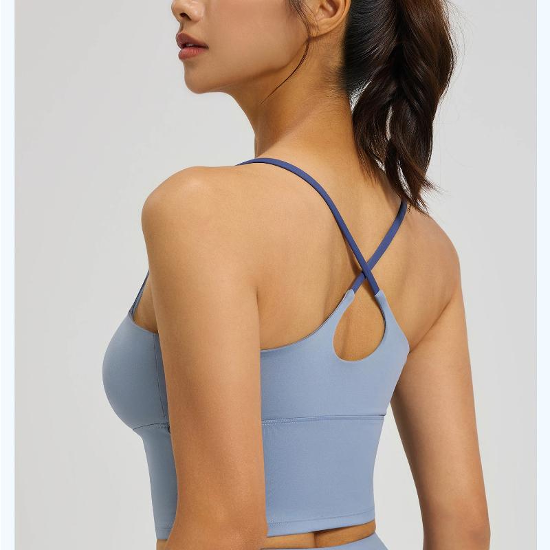 Breathable Sports Bra Shockproof Crop Top Anti-sweat Fitness Top Women Seamless Yoga Bra Sport Vest Gym Workout Top