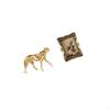 Photo Frame Sculpture Ornate Animal Tabletop Centerpiece Vintage Resin Decorative Ornament for