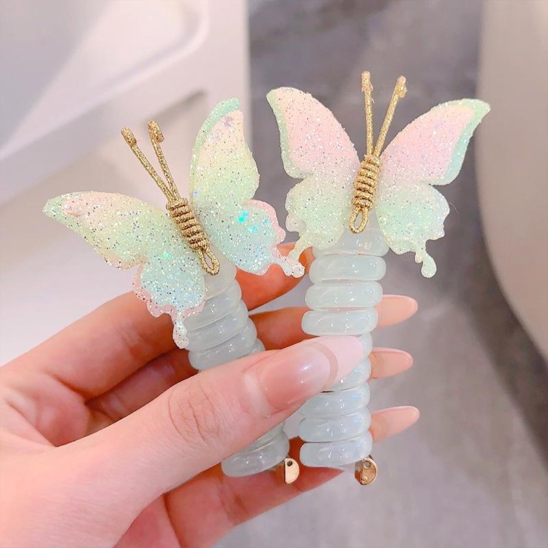 1 Butterfly Spiral Braided Hair Accessory Suitable All Seasons,with Multiple Styles To ChooseFromsweetEyecatchingHairAccessories