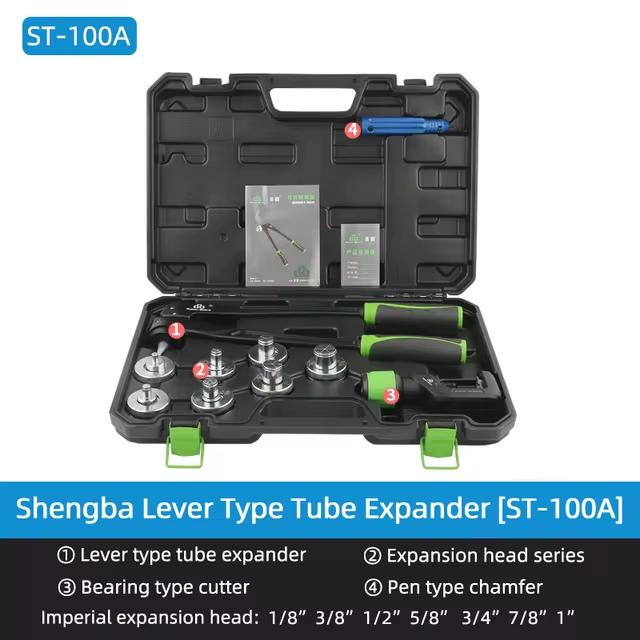 

Ручной гидравлический расширитель труб U-образный зев ST-100/300A расширитель раструба медных труб рычажный расширитель труб холодильный инструмент