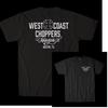 2026 West Coast Choppers Maglietta da Motociclista Uomo Donna Maglietta Grafica Cotone Estiva Streetwear Top