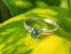 Natural  Paraiba Tourmaline Gemstone 925 Sterling Silver Rare Ring Sz 5.5 US A26