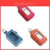 Leather Car Key Wallet With Double Zipper For Men And Women Daily Use