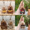 Marmots Plush Keychain With Effects For Backpack Decor