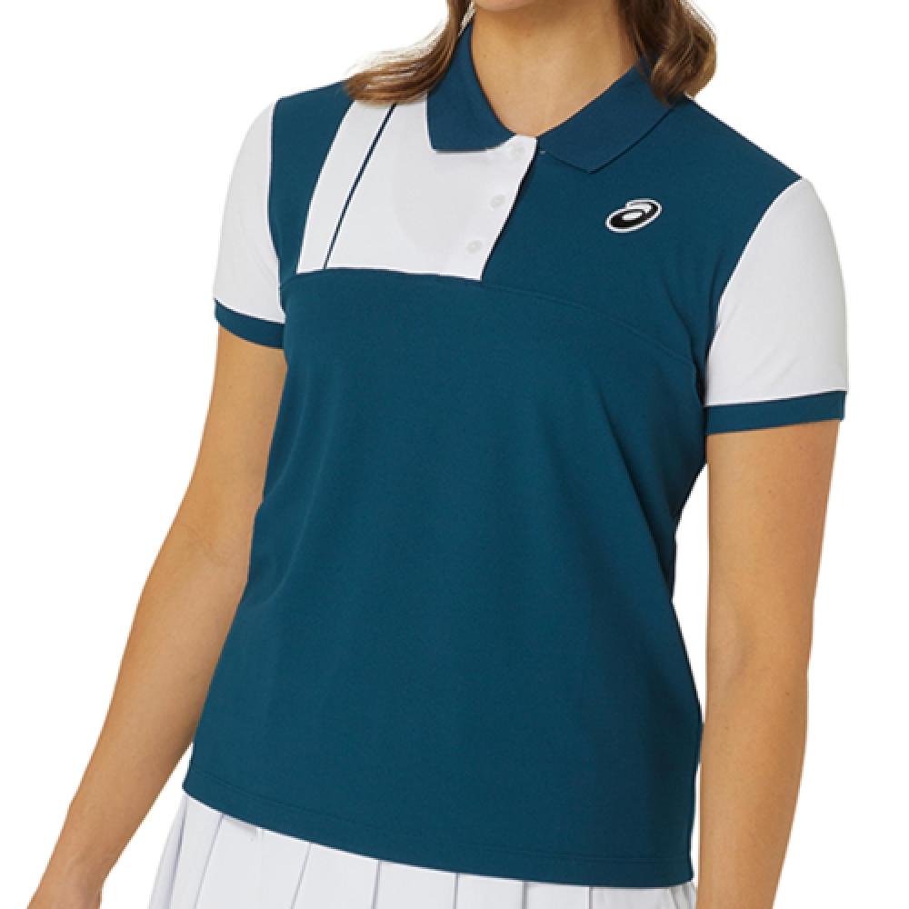 

ASicS Women S claSSic SS Polo ShirT 2042a295412 ShorT Sleeve T ShirT 090/2042A295412
