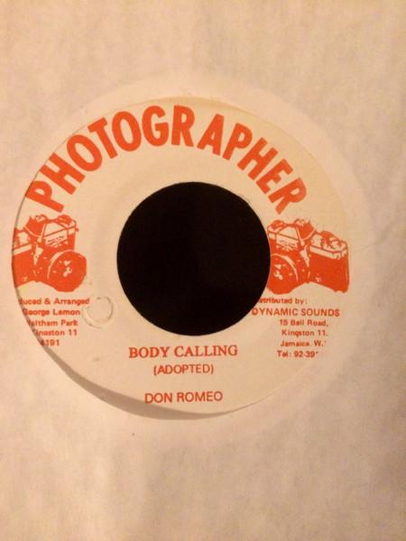 

7inch Record DON ROMEO - Body Calling NONE Photographer Jamaica Reggae, Ska & Dub Used