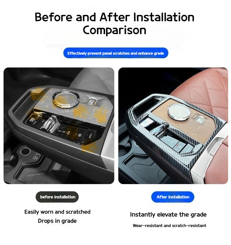 For BMW iX/XM G08 2025-2025 The Rear Air Conditioning Vents and the Central Gearshift Panel Protect the Car Interior Supplies