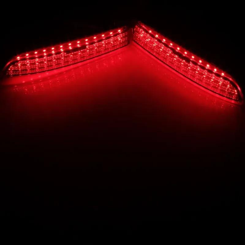 ANGRONG 2x Red Rear Bumper Reflector LED Brake Stop Light For Toyota Alphard MK I RAV4 ( Vanguard / ACA33W )