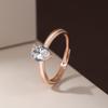 Fashion Light Luxury Love Ring Femininity Niche Couple Wedding Heart Ring
