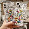 Phone Case: 2D flat, fits iPhone 18 17 16 15 14 13 Pro, transparent four corner protective case, vintage comic style, Christmas and Halloween gifts