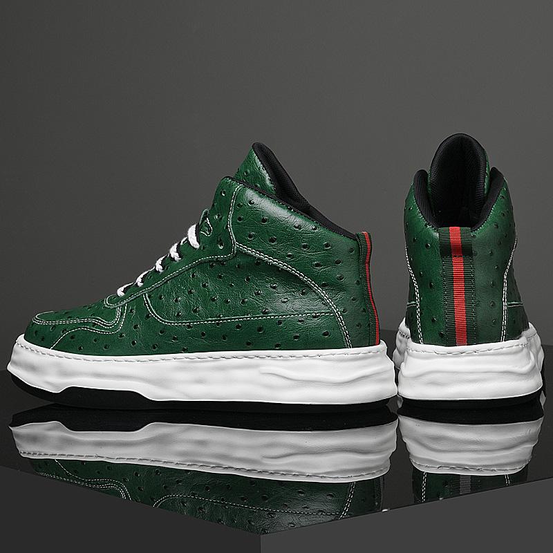 Módní Pánské Nízké Tenisky z Pravé Kůže Vysoké Kvality Pánské Pohodlné Základní Boty Pánské Šněrovací Ležérní Boty Klasické Skate Boty Pánské