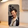 Singer H-Harry Styles     Phone Case For iPhone 17,16,15,14,13,12,11 Plus,Pro Max,XS,Soft Silicone Black Cover