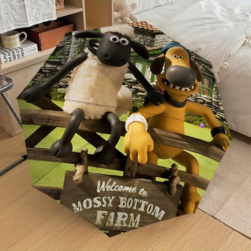 

1pc Shaun the Sheep Automatic Folding Umbrella, Portable Collapsible Design, Casual Outdoor Accessory L1127089