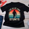 Ich mache alle meine eigenen Stunts T-Shirt Lustiges Genesungsgeschenk T-Shirt Lässige Mode Locker Harajuku Hip Hop Y2K Unisex Unisex Kleidung