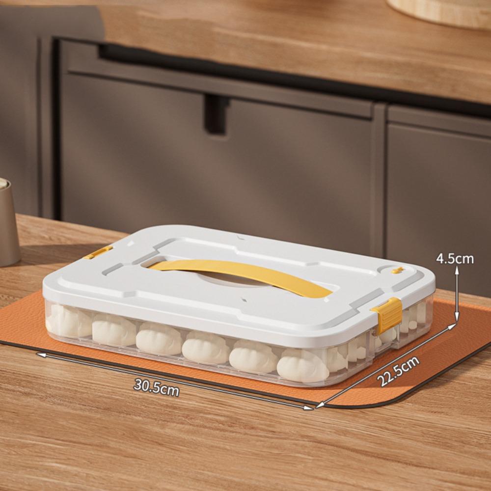 Multi-Layer Dumpling Storage Box Fresh Keeping 1/2/3/4/ Layers Freezer Box Large Capacity Sealed Food Storage Container