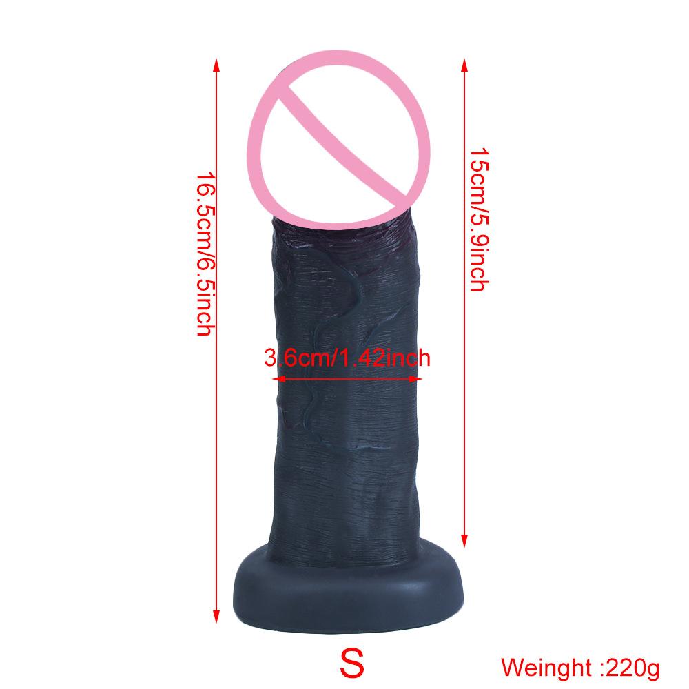 Liquid Silicone Realistic Dildo - Soft Flexible Fake Penis for Women, Adult Sex Toys for Couples, G-Spot Stimulation