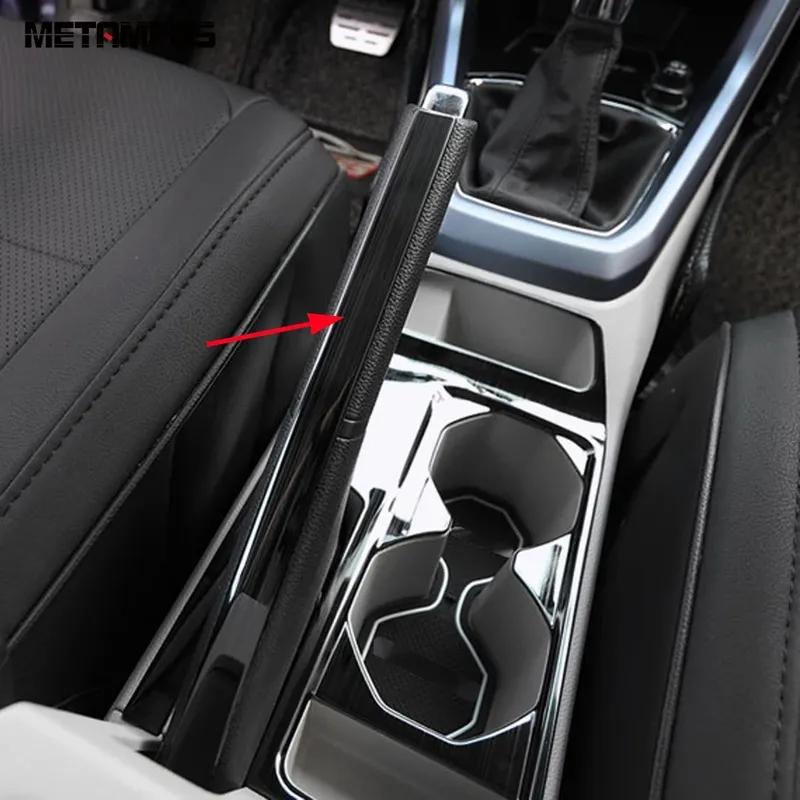 For Volkswagen VW T-cross Tcross - 2024 Interior Accessories Handbrake Strip Parking Brake Cover Molding Trim Sticker