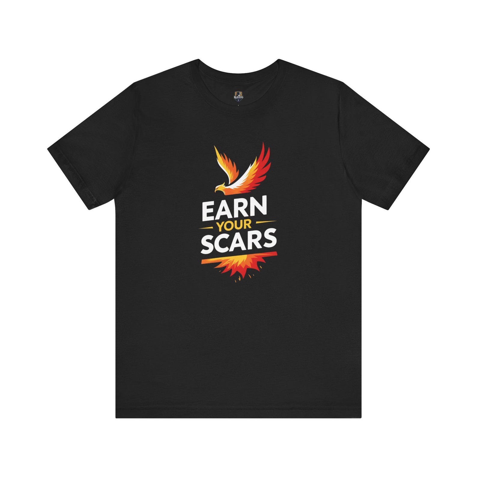Empowering Graphic Tee: Earn Your Scars, Unisex T-Shirt, Motivational Shirt, Gifts for Athletes, Fitness Apparel, Casual Wear, [...] XL