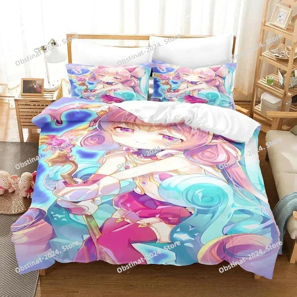 Fashion 3D Print Anime Pink Girls Neneka Bedding Set Single Twin Full Queen King Size Bed Set Adult Kid Bedroom Duvet cover sets