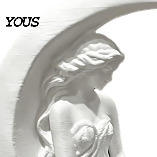 Small Desk Decor Moon Goddess Fairy Figurine, Matte White Sculpture, 3D Printed PLA Modern Home Decoration Winged Statue, Mystical Fantasy Ornament