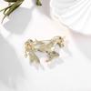 Popular Colorful Painting Horse Shape Brooch Enamel Lucky Horse Pin Lapel Collar Bag Dress Badge Fashion Jewelry Accessories