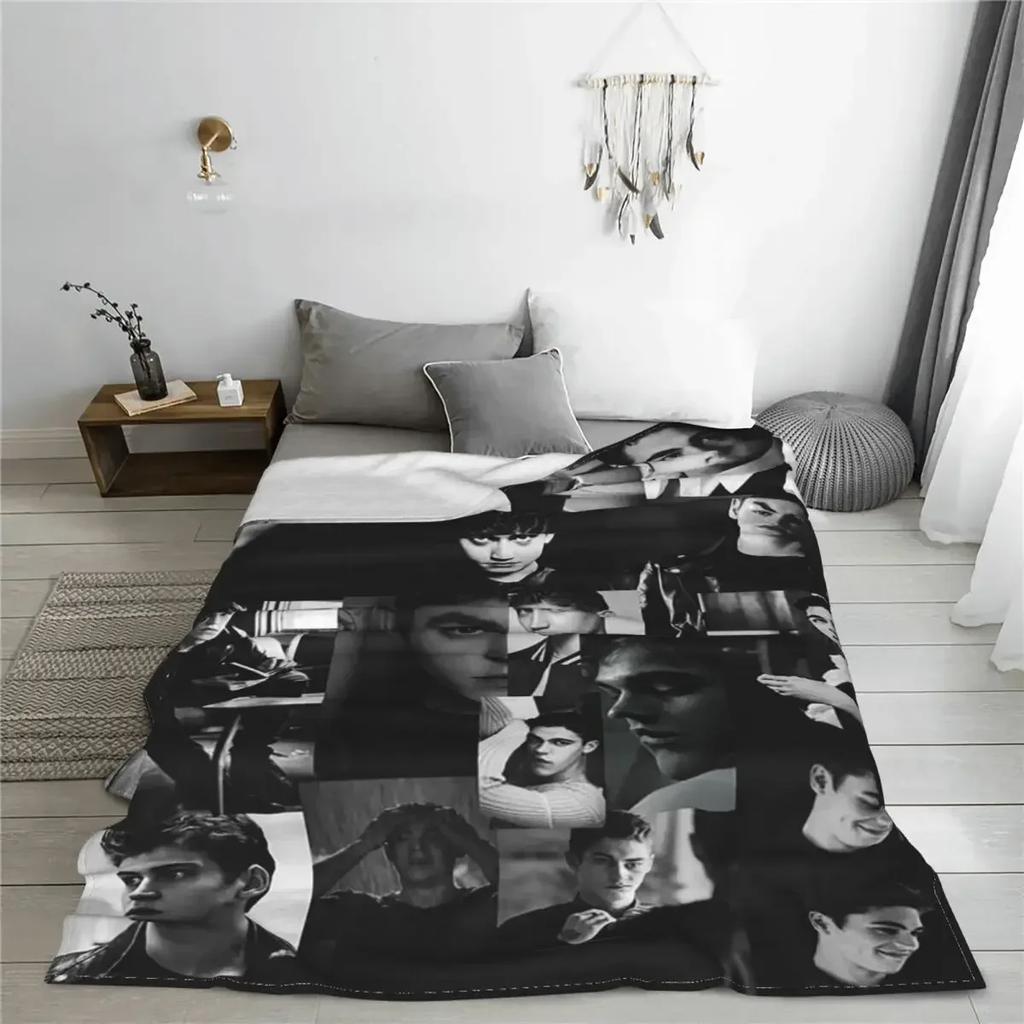 Plaid Hardin Scott Blankets Fleece Summer Popular Portable Soft Throw Blankets for Bed Couch Bedspread
